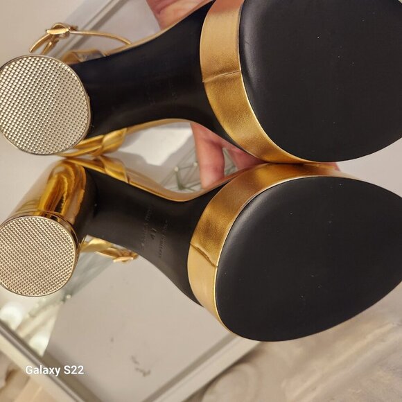 Jessica Rich " Love " Platform Heels. NIB. Gold. Size EU 41/US 11. - Picture 8 of 12